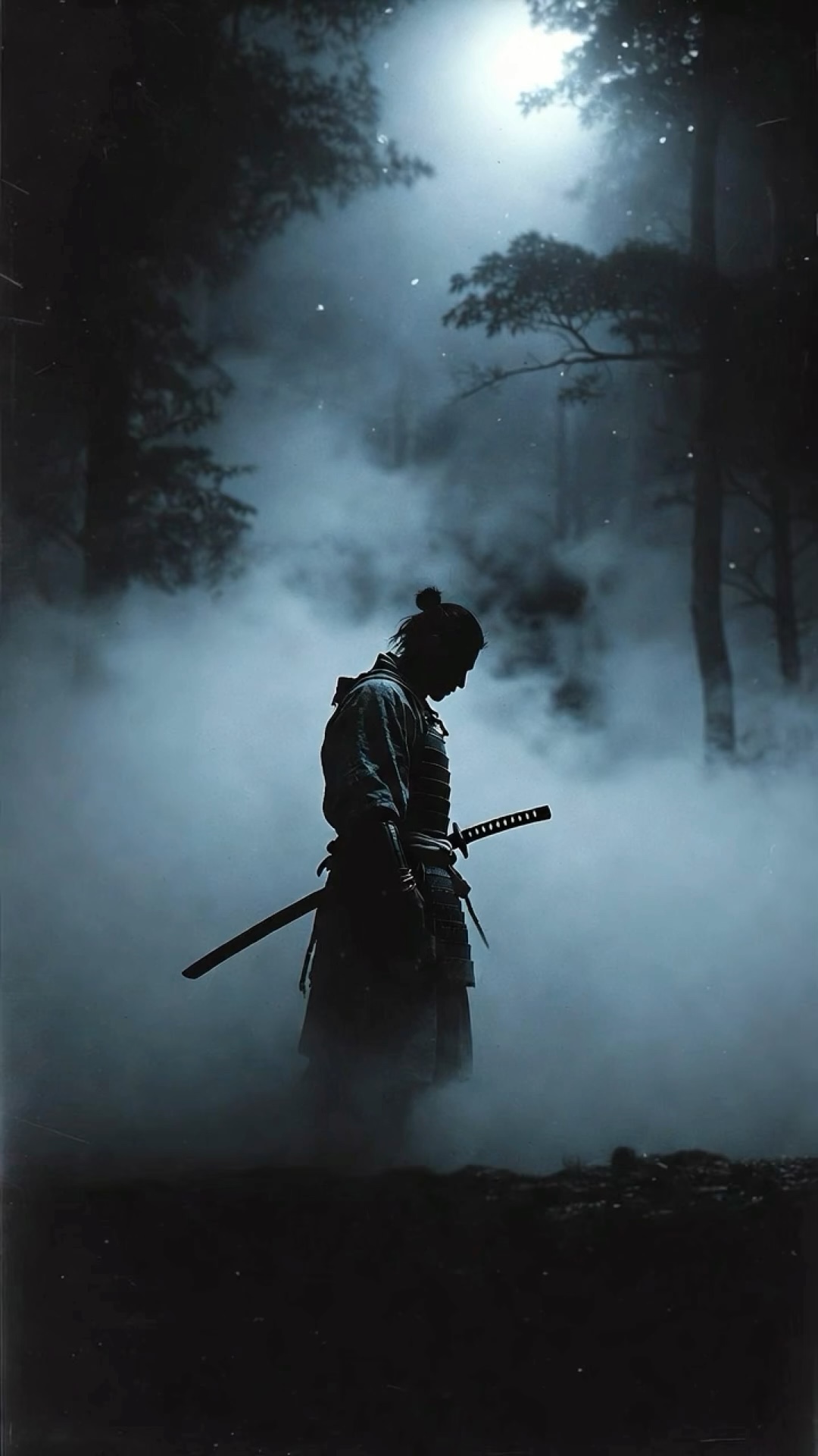 Moonmist Samurai wallpaper artwork