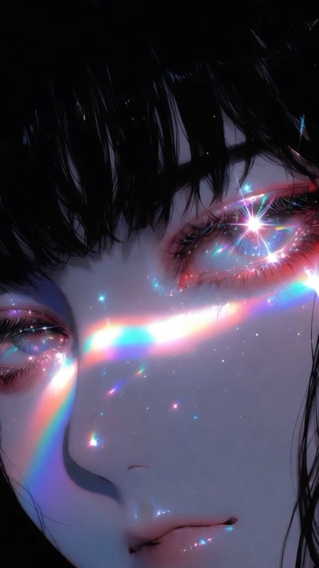 Rainbow Eyes wallpaper artwork