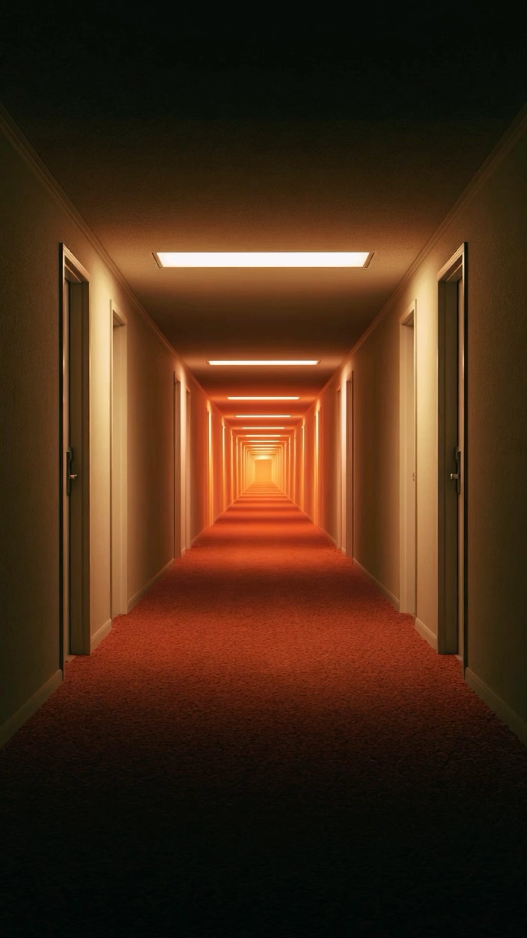 Red Corridor wallpaper artwork