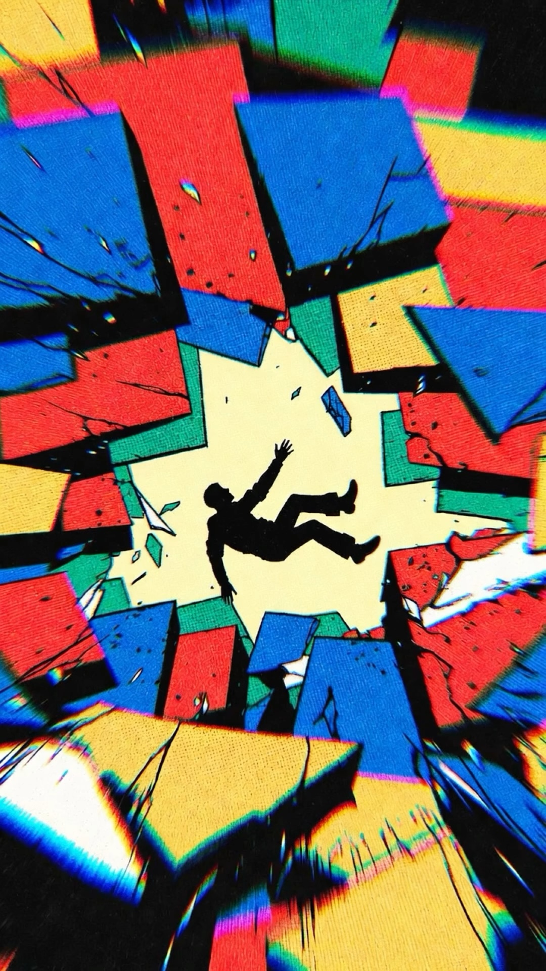 Falling Blocks wallpaper artwork