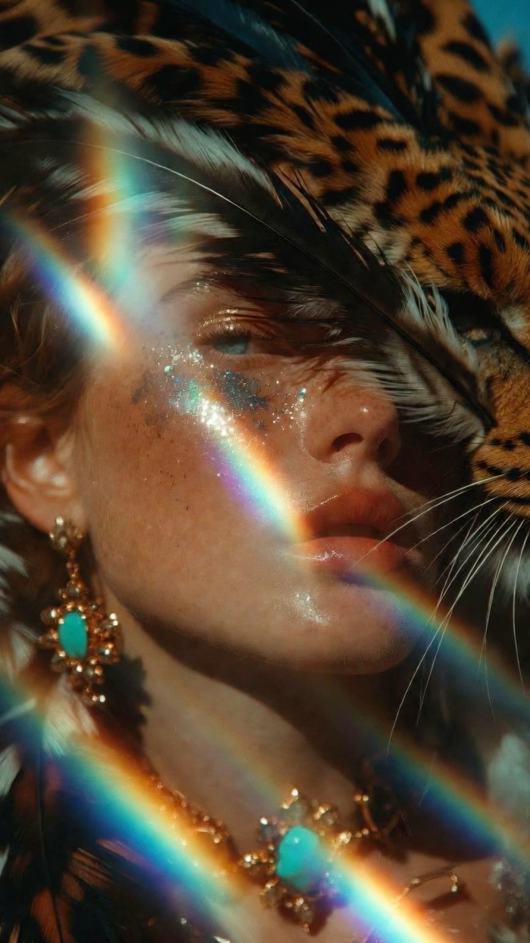 Leopard’s Gaze wallpaper artwork