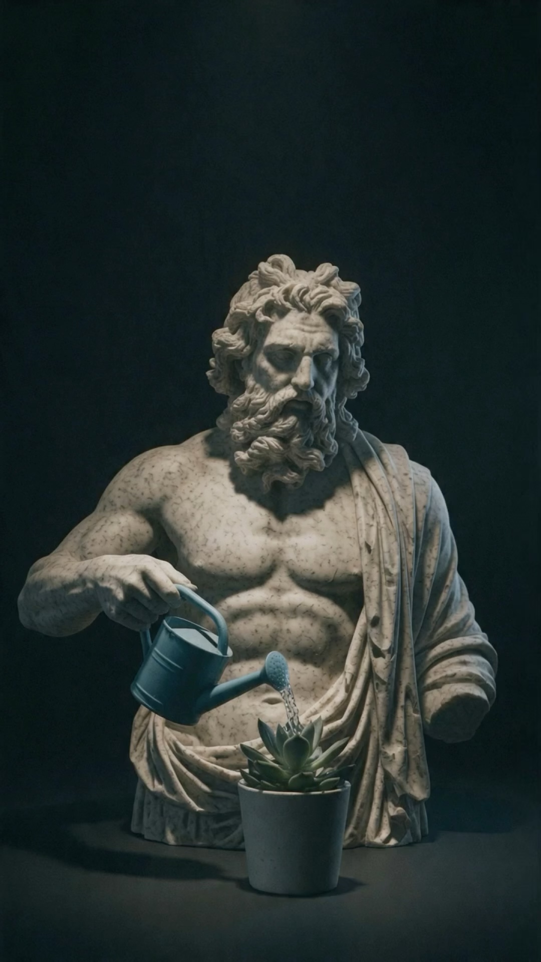 Watering Statue wallpaper artwork