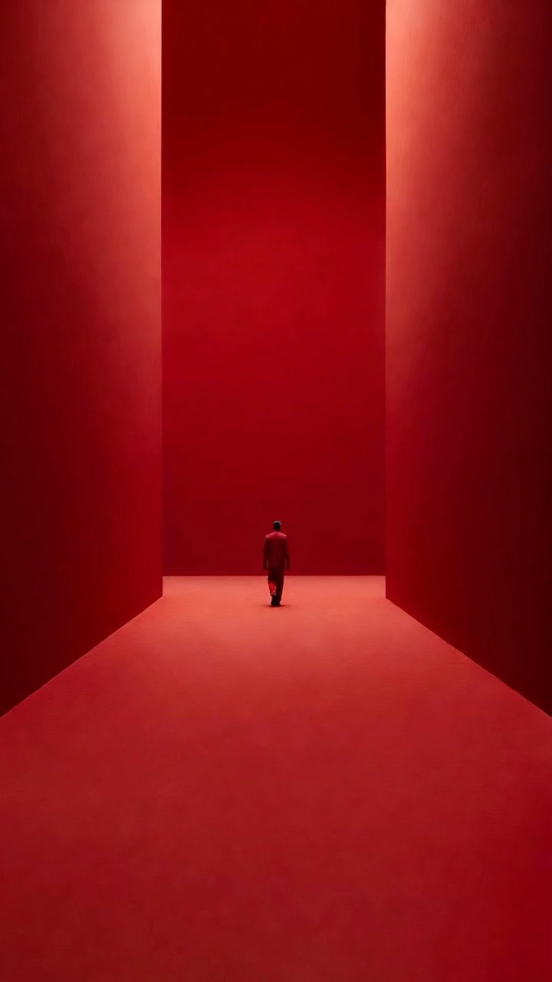 Red Hall Turn wallpaper artwork