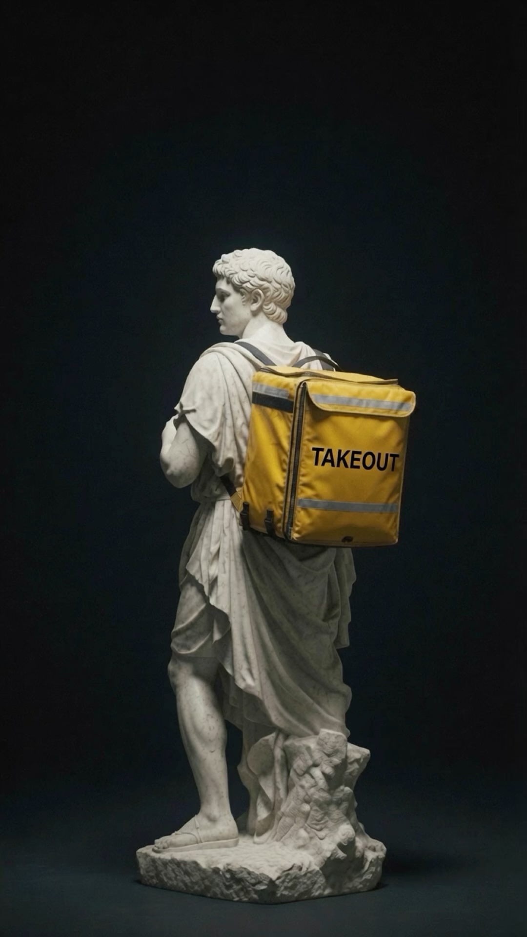 Delivery Statue wallpaper artwork