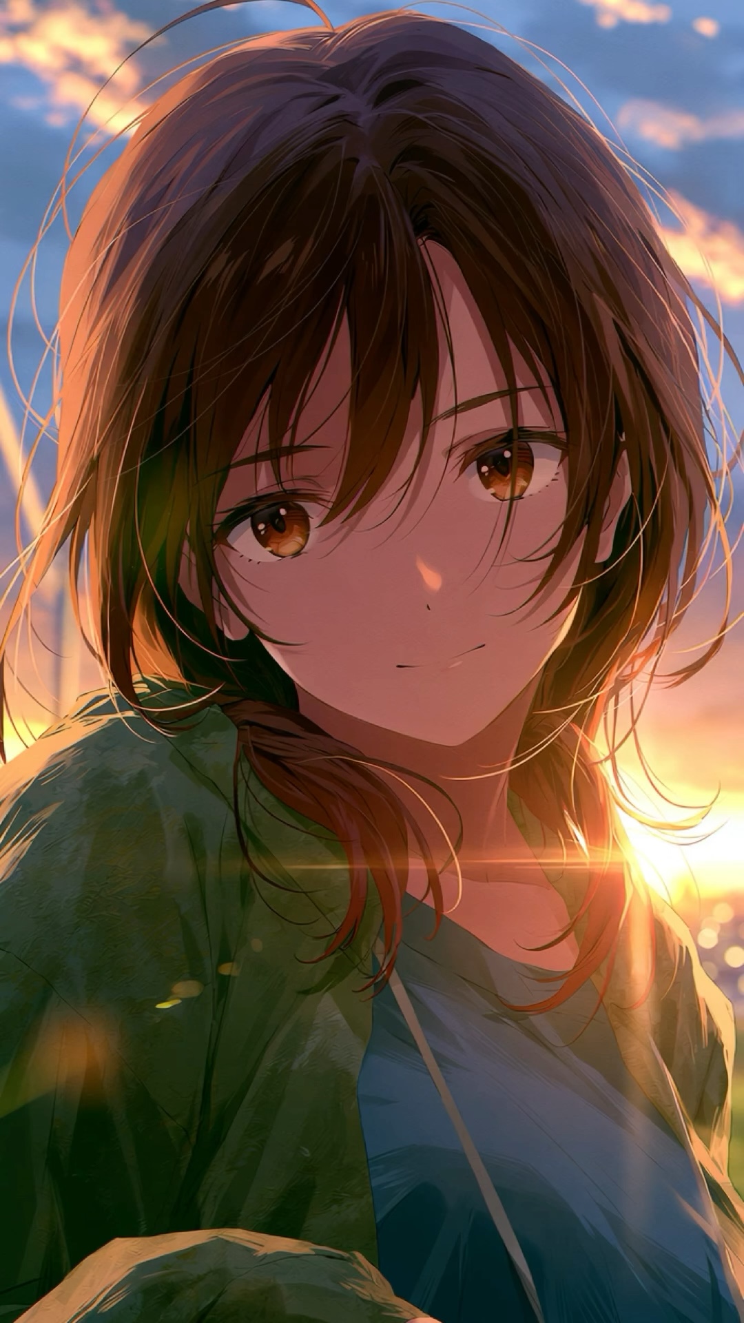 Sunset Profile wallpaper artwork