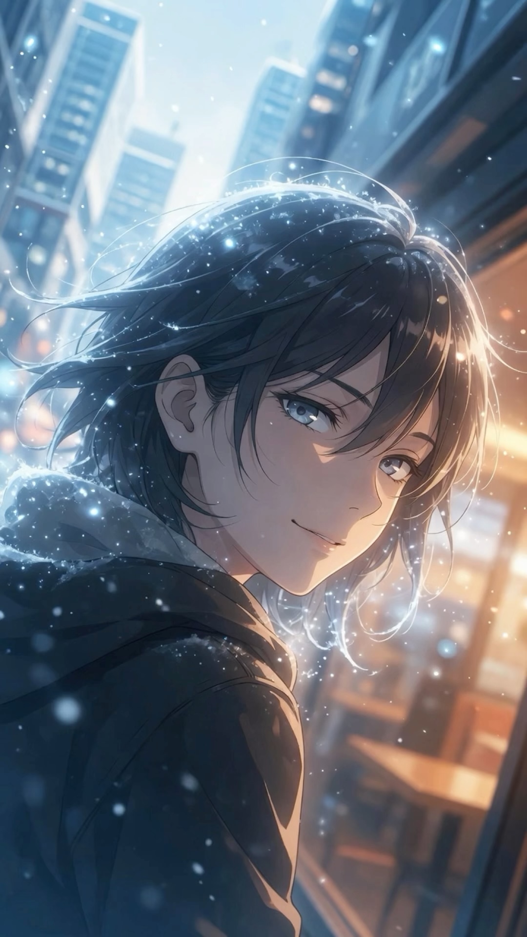 Snow Window wallpaper artwork
