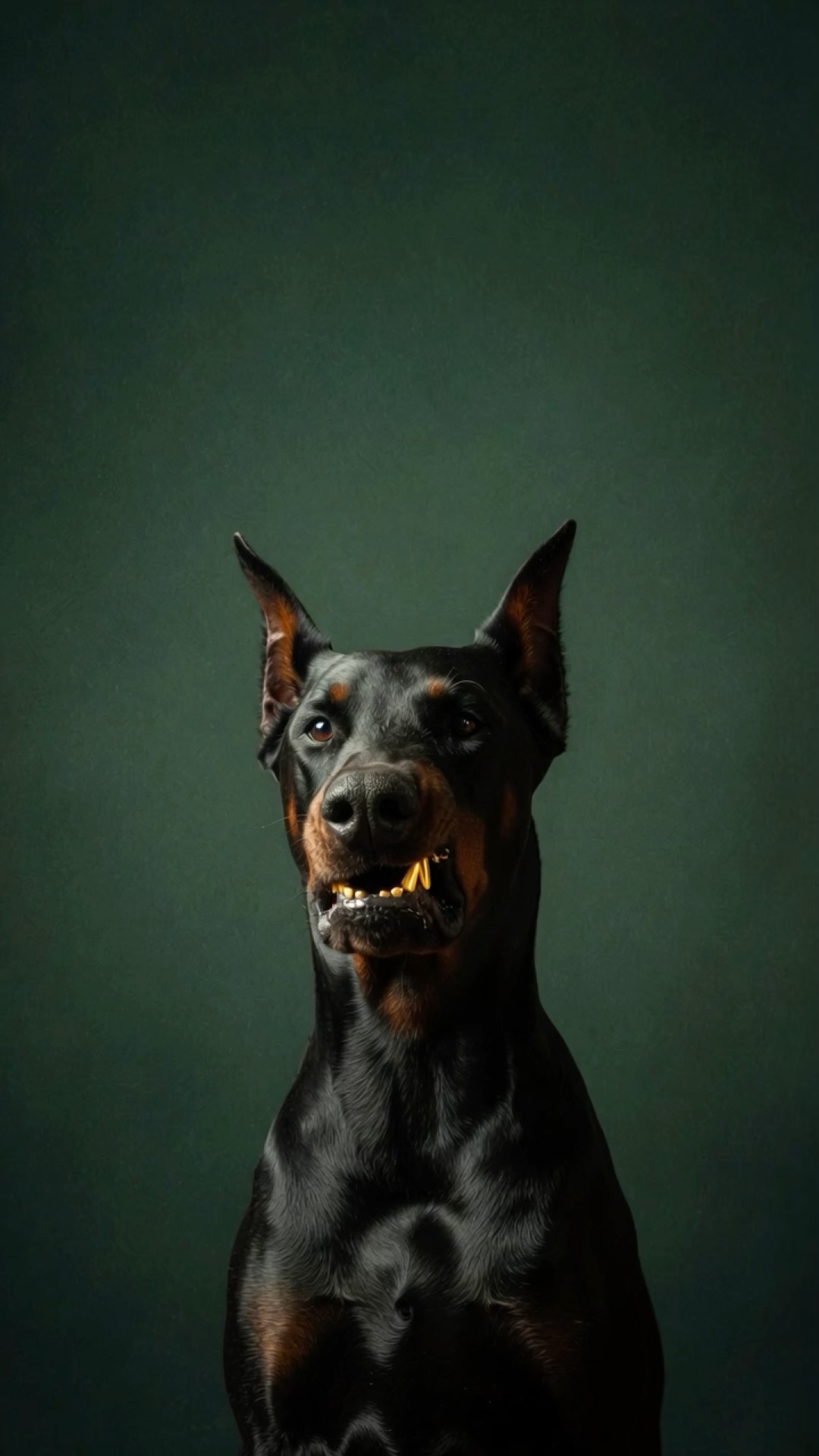 Doberman Stare wallpaper artwork
