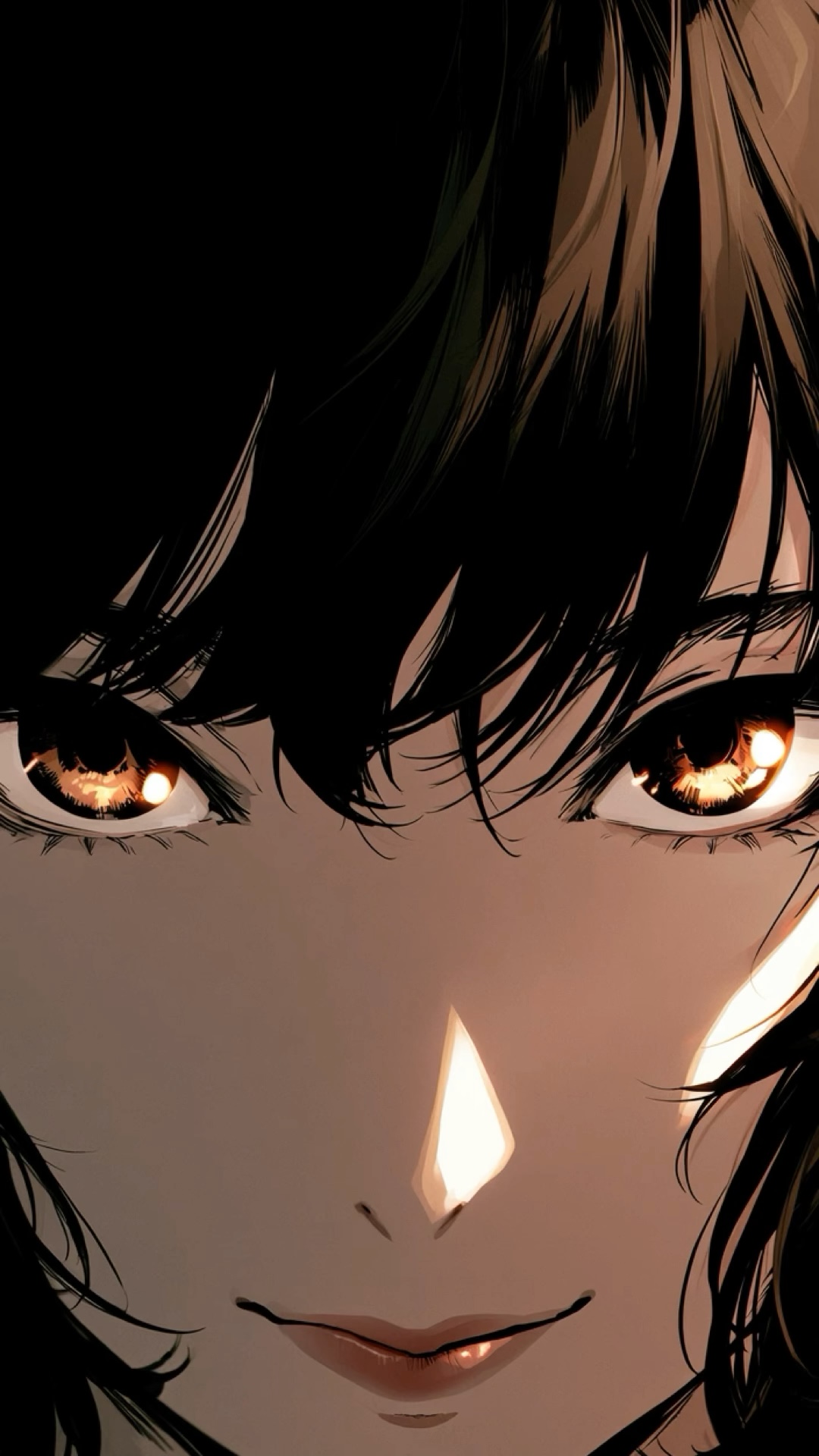 Dark Gold Pupil wallpaper artwork
