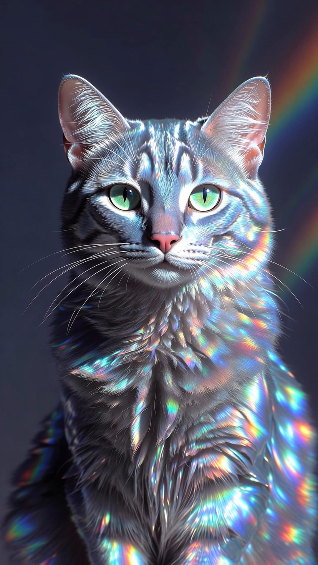 Prismatic Cat’s Eye wallpaper artwork