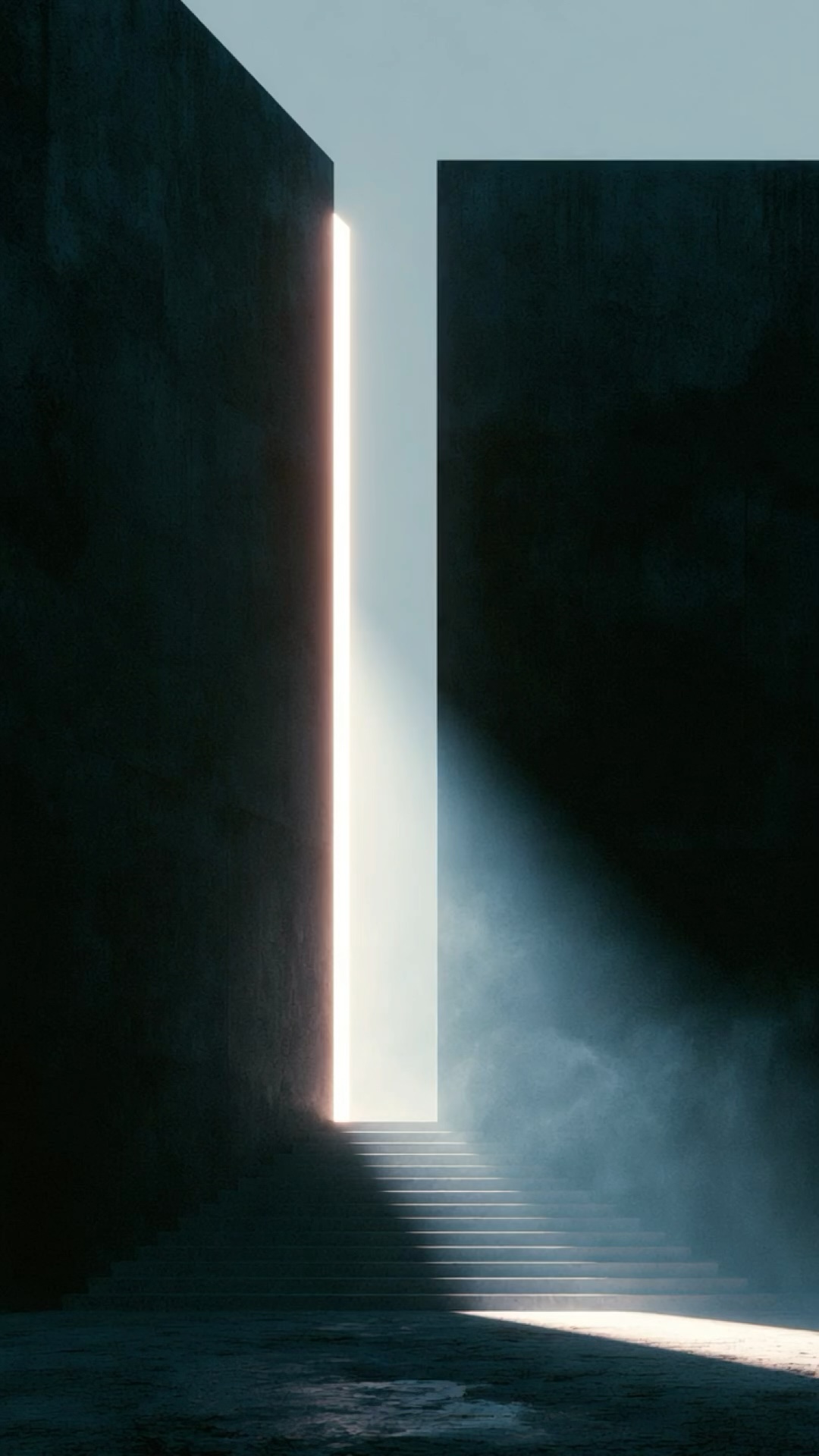 Stairwell Mist wallpaper artwork