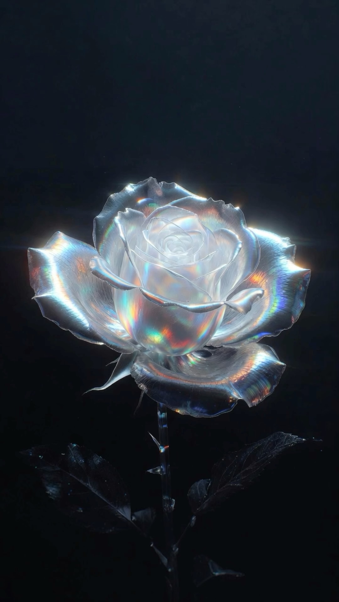 Closing Glass Bloom wallpaper artwork