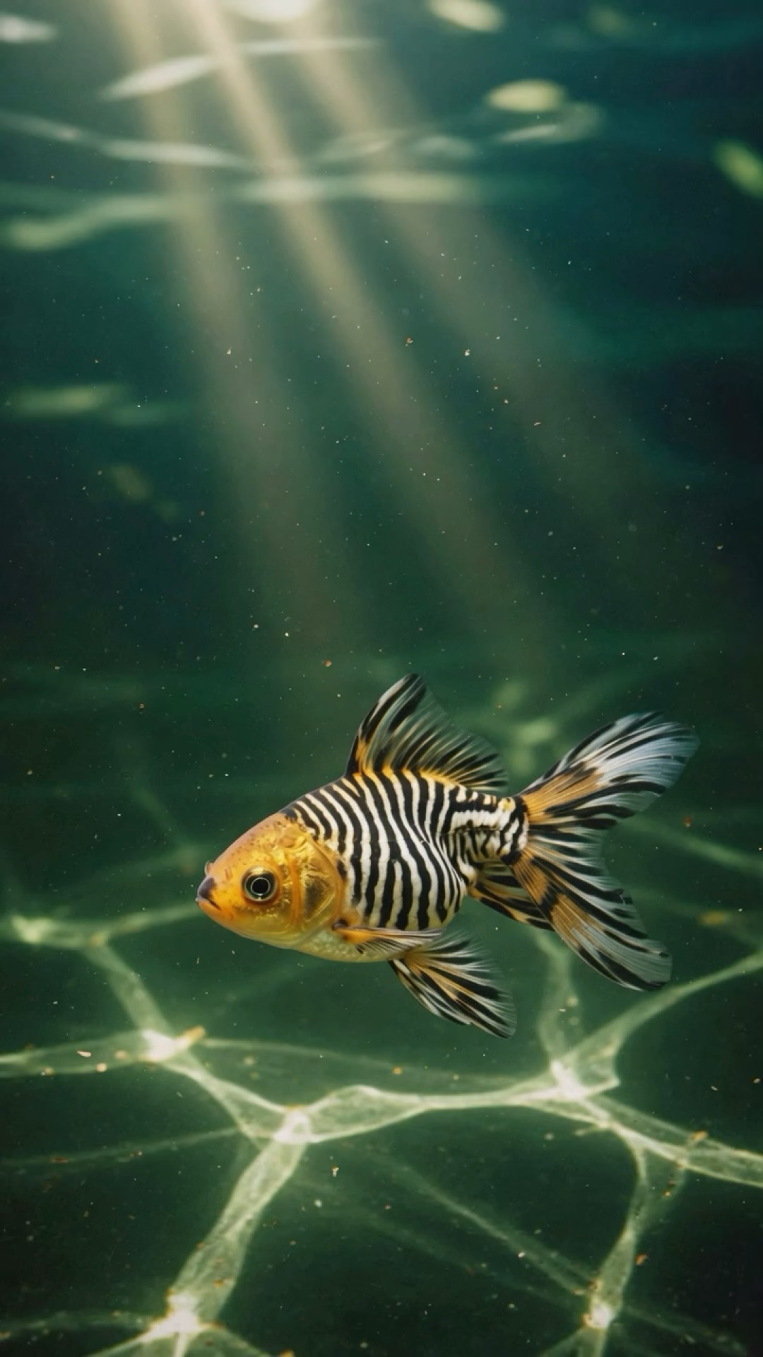 Striped Fish wallpaper artwork