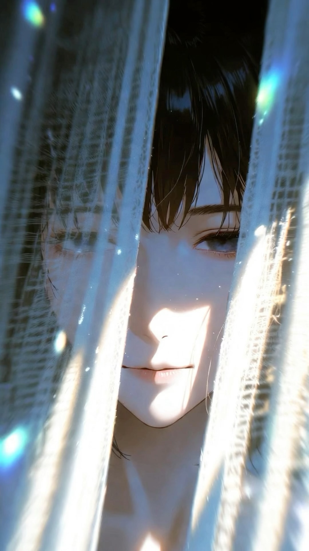 Curtain Gaze wallpaper artwork