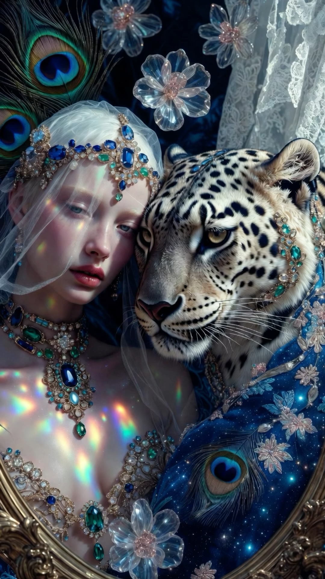 Leopard Crown wallpaper artwork