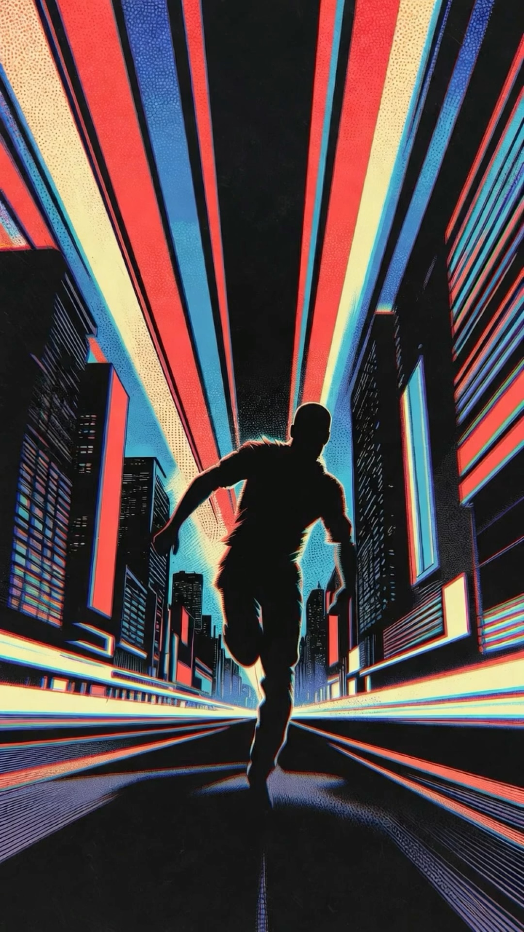 Stripe Sprint wallpaper artwork
