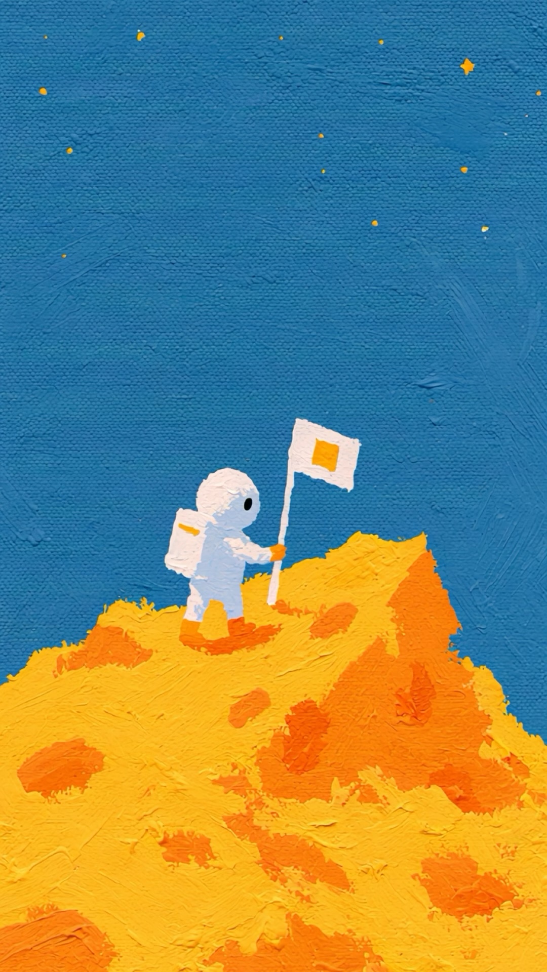 Starlit Astronaut wallpaper artwork